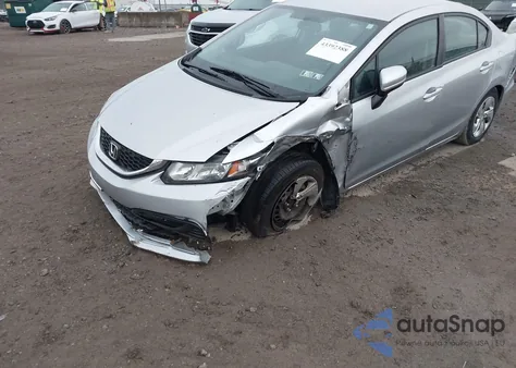 2015 Honda Civic Lx из США, поврежденный, VIN 19XFB2F56FE216289